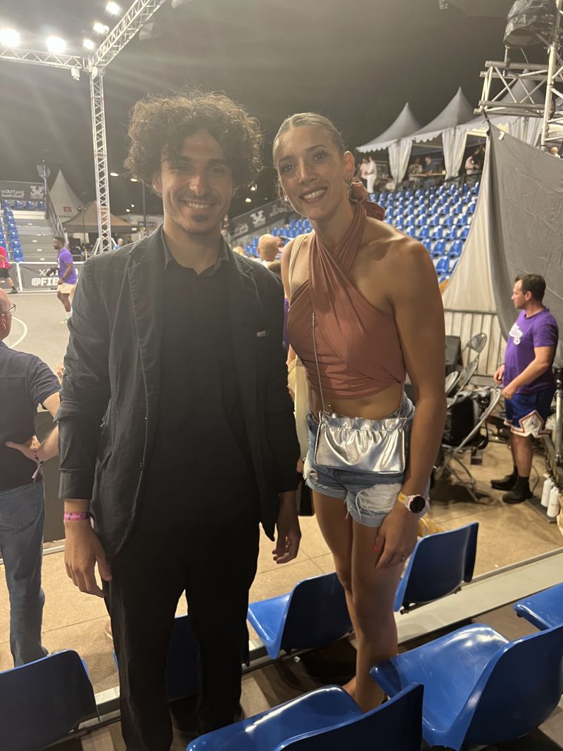 Mehdi avec Laëtitia Guapo