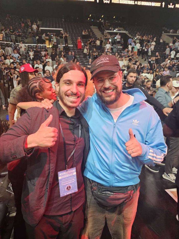 Mehdi avec Hakim Jemili