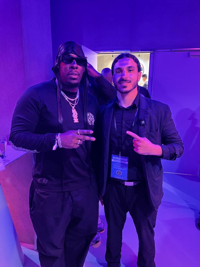 Mehdi avec Joé Dwèt Filé