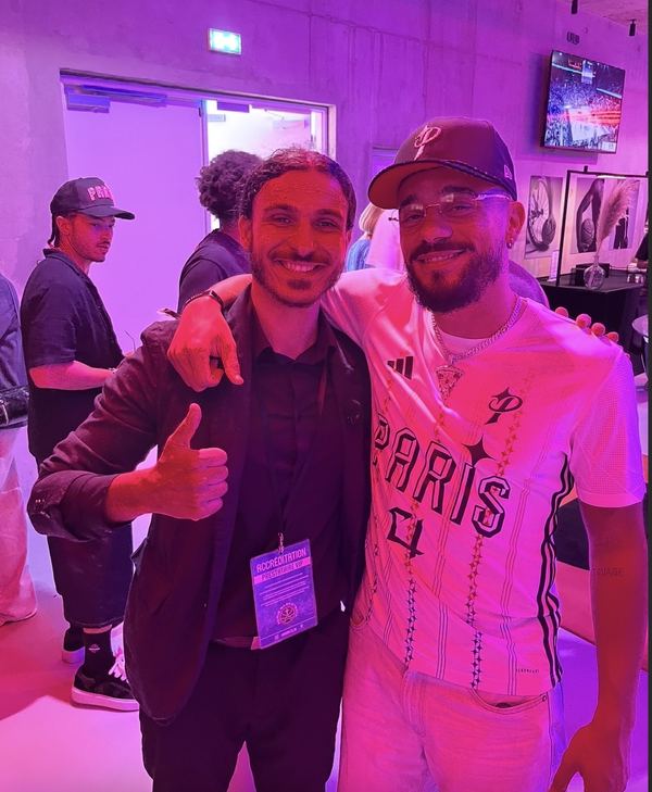 Mehdi avec Mister V