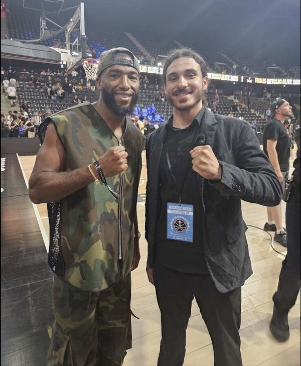 Mehdi avec Salah-Dine Parnass